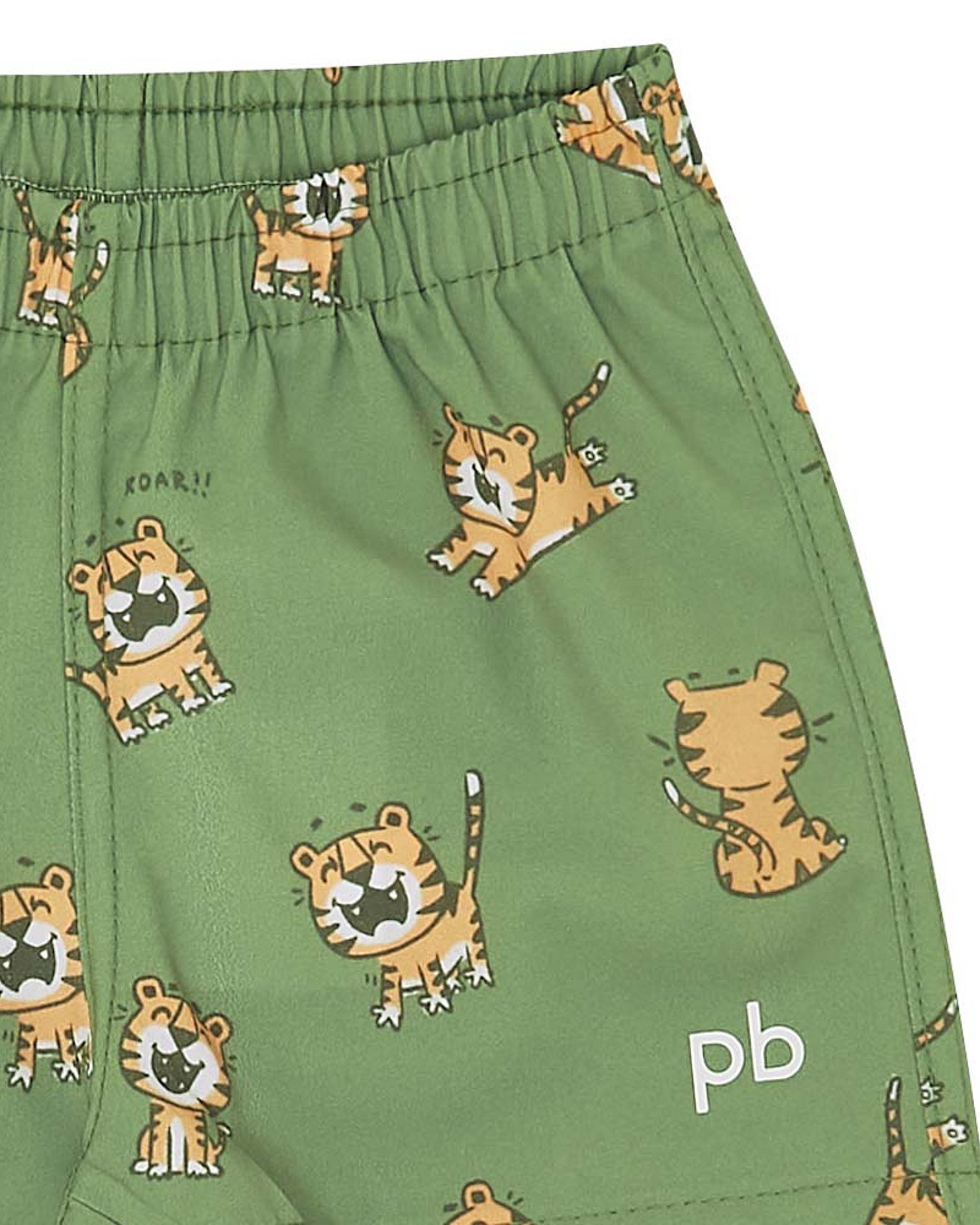 Shorts Bebê Menino - Sublimado Oliva - 49158-1286