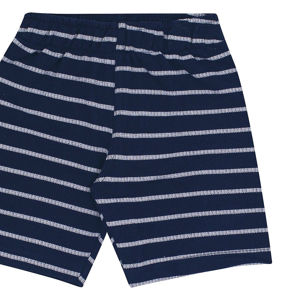 Conjunto Azul Primeiros Passos Pulla Bulla Menino - 53376-904