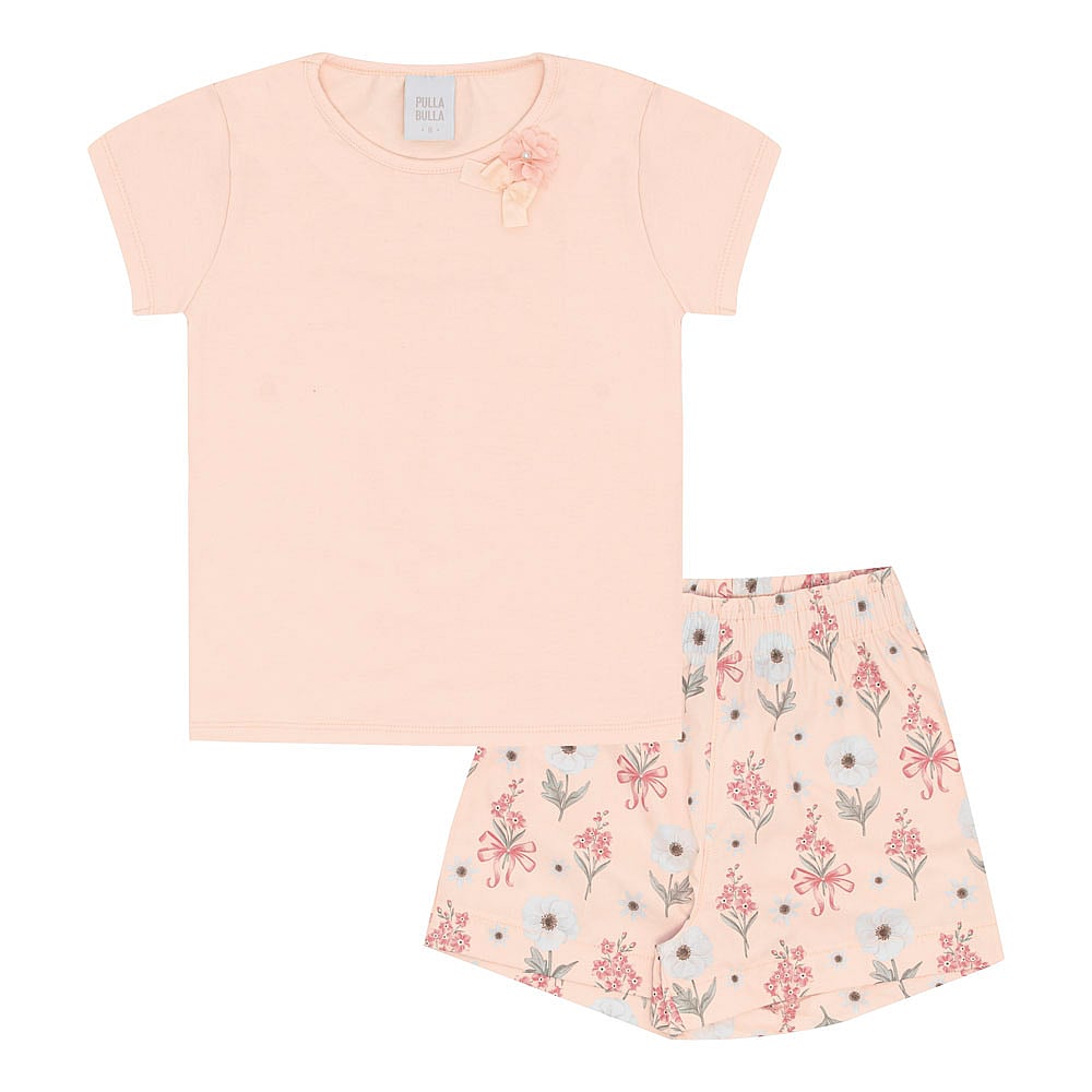 Conjunto Infantil Menina - Rosa - 52327-1298