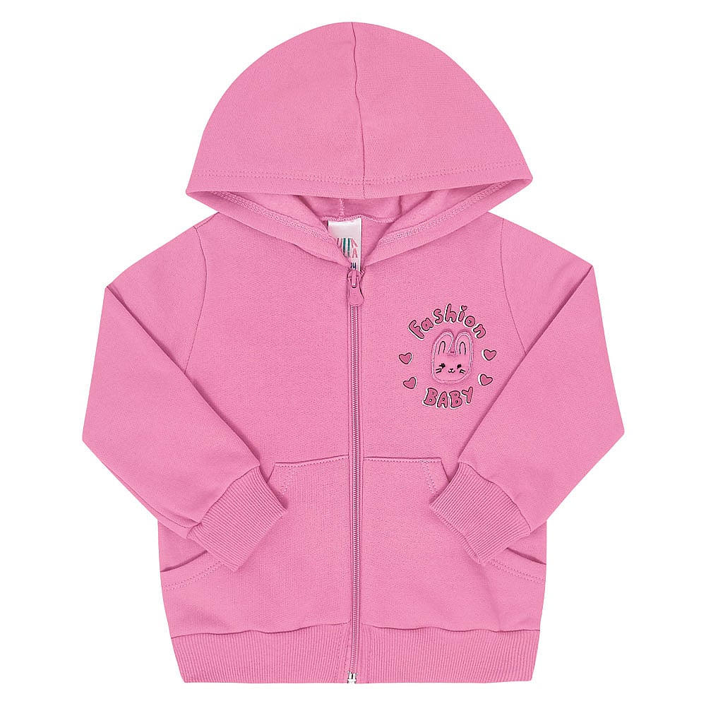 Conjunto Bebê Menina - Chiclete - 49516-13
