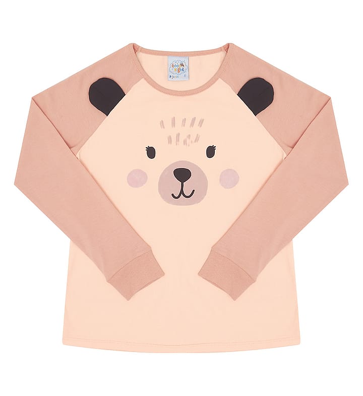 Pijama Primeiros Passos Menina - Rosa Po - 200502-1298
