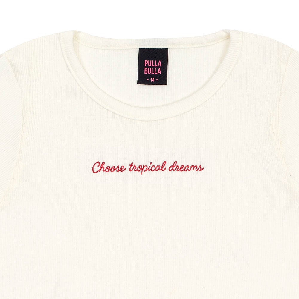 Conjunto Bege e Rosa Juvenil Pulla Bulla Menina - 53527-1377