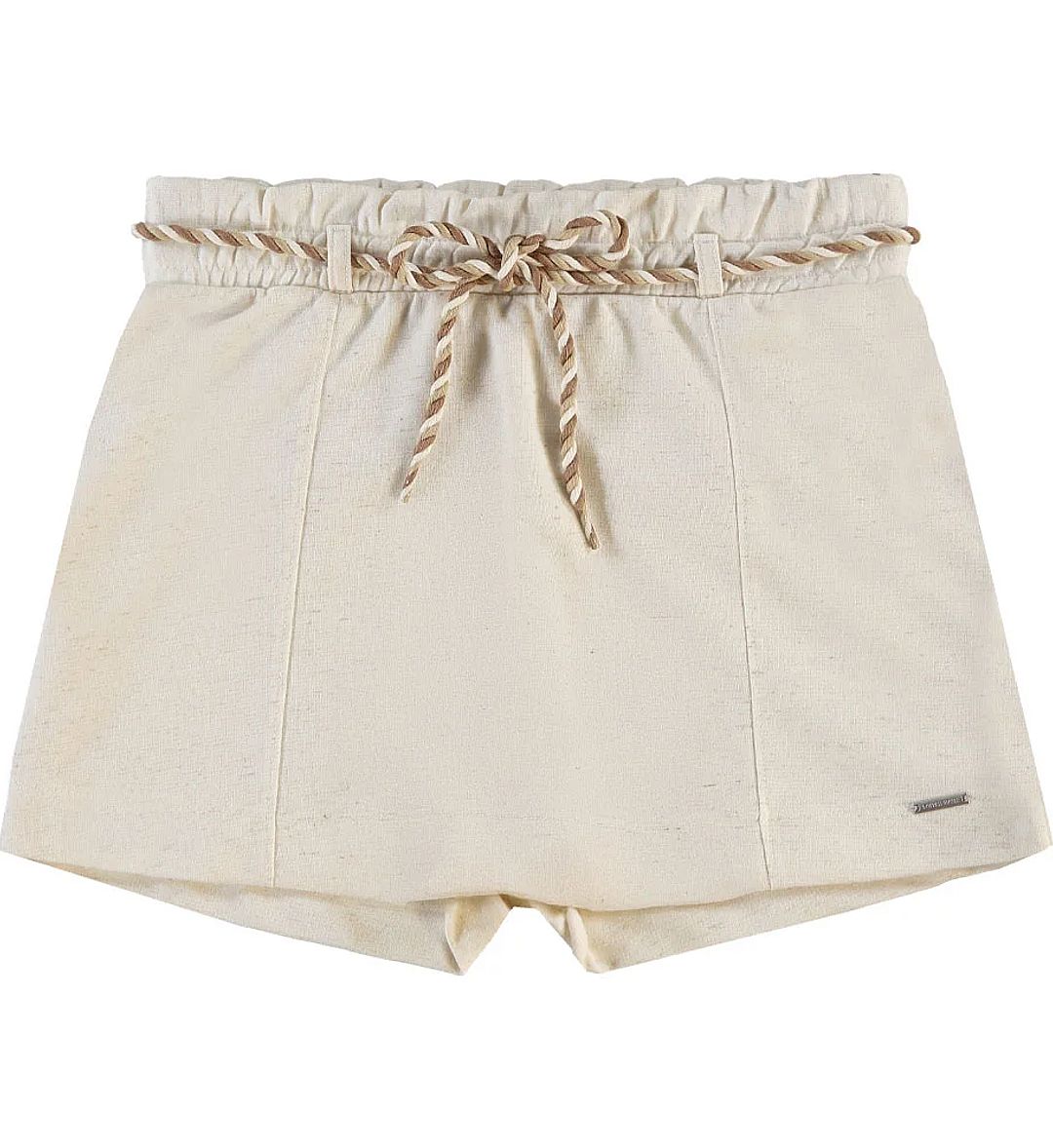 Short Saia Natural Juvenil Pulla Bulla Menina - 55814-1331