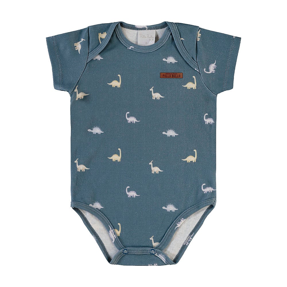 Conjunto Azul Bebe Pulla Bulla Menino - 55568-1423