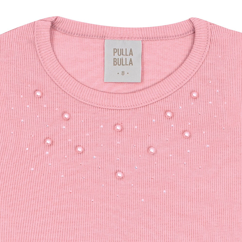Blusa Rosa Infantil Pulla Bulla Menina - 53403-1183