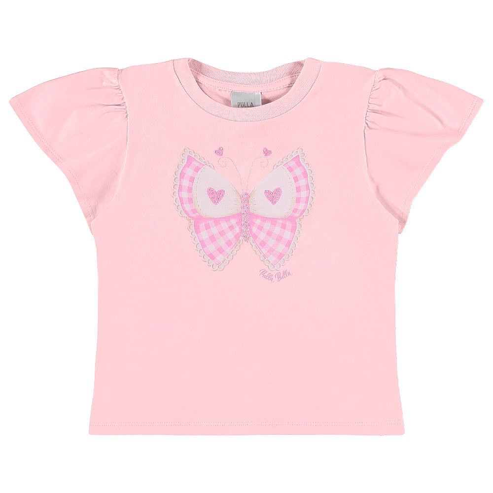 Conjunto Rosa Infantil Pulla Bulla Menina - 55728-35