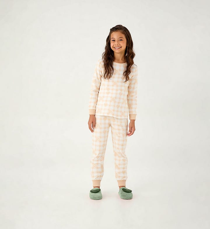 Pijama Bege Infantil Pulla Bulla Menina - 200924-1399
