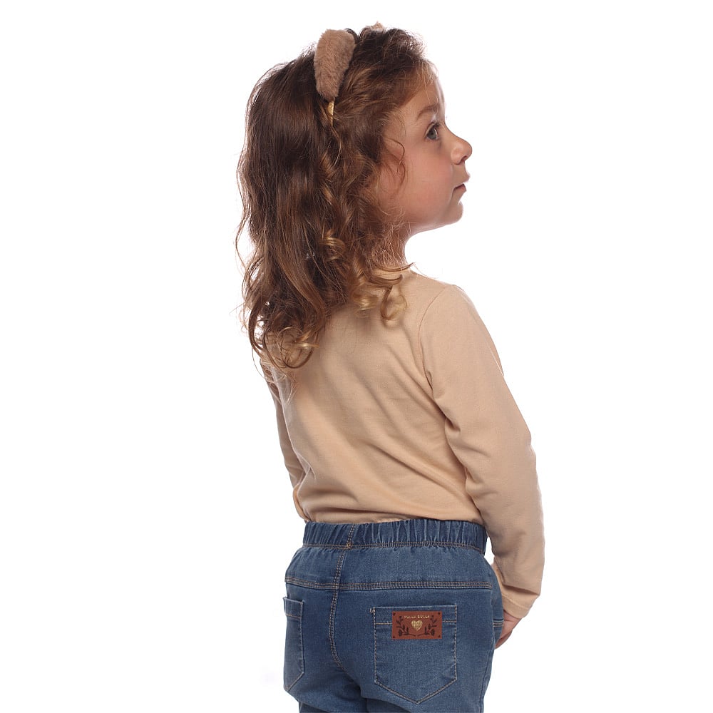 Calca Primeiros Passos Menina - Jeans - 50211-1125