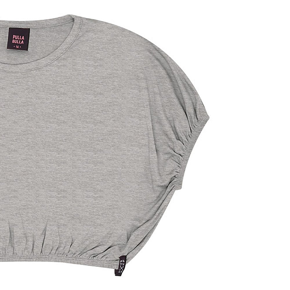 Blusa Juvenil Menina - Mescla Cinza - 48909-567