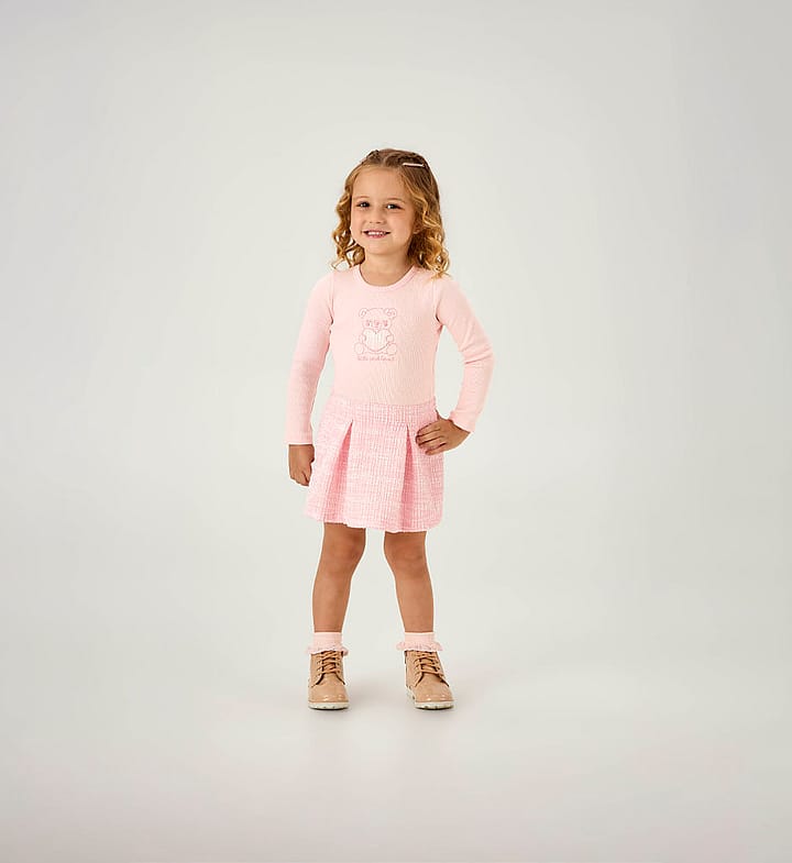 Conjunto Rosa Primeiros Passos Pulla Bulla Menina - 55225-11