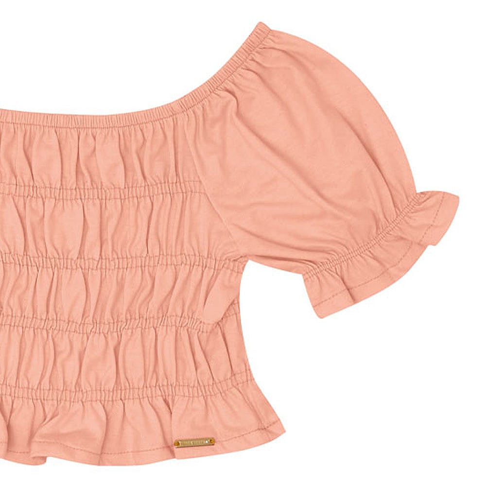 Blusa Infantil Menina - Laranja Lumi - 49302-1186