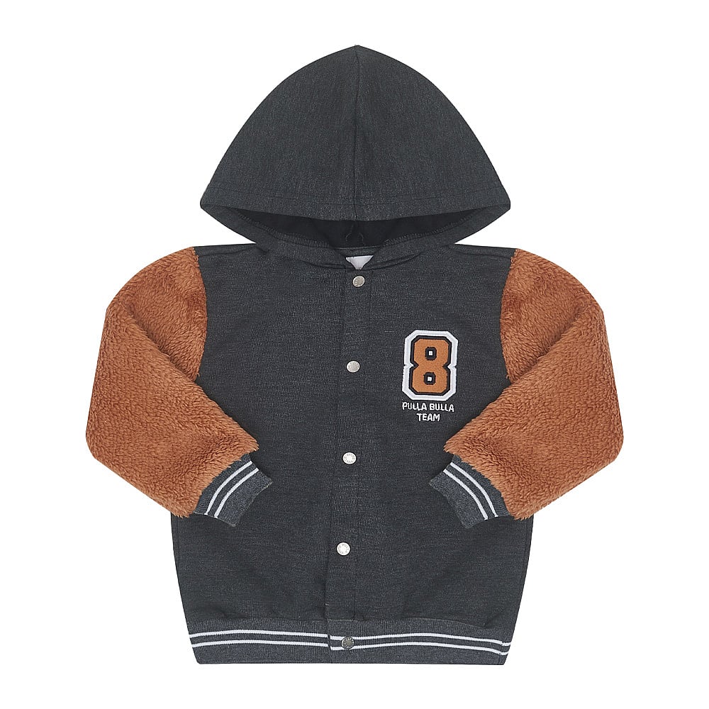 Conjunto Primeiros Passos Menino - Mescla Preto - 50280-876