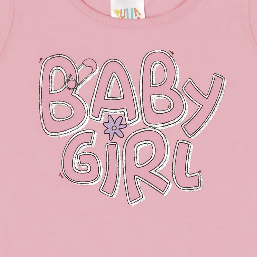 Conjunto Bebê Menina - Rosa Lumi - 47612-1183
