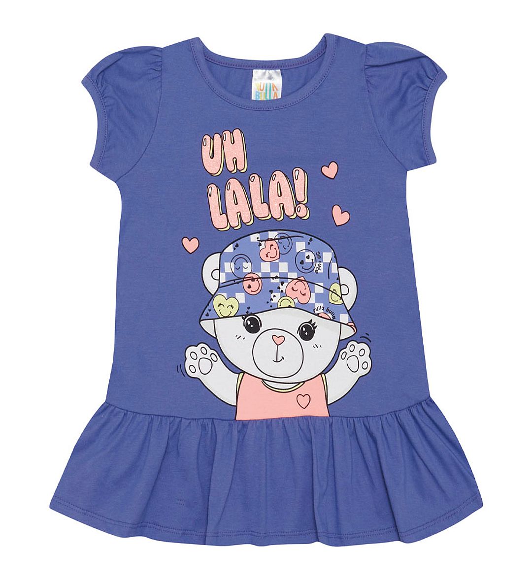 Vestido Bebê Menina - Mirtilo - 48206-1199