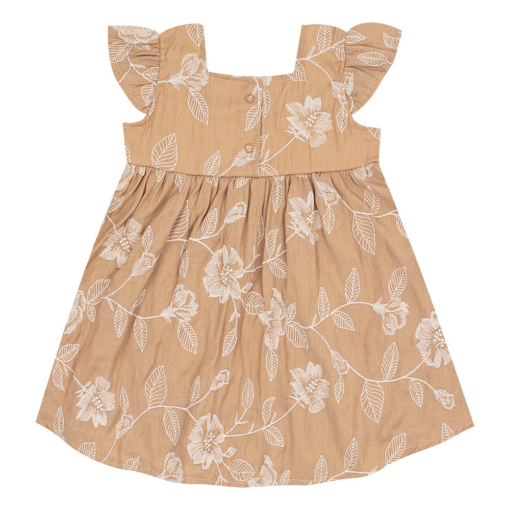 Vestido Marrom Bebê Pulla Bulla Menina - 53213-1343