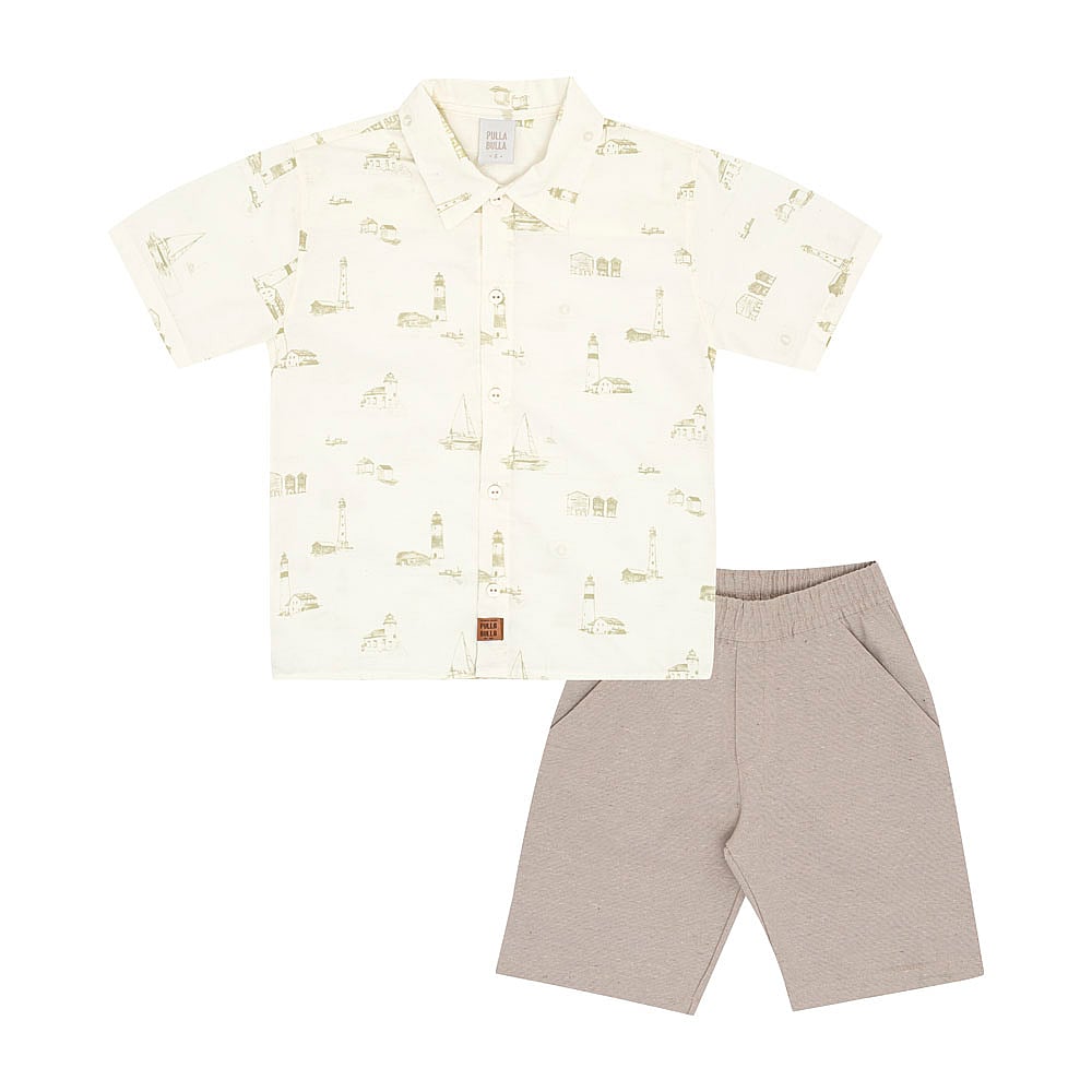 Conjunto Infantil Menino - Verde - 52377-1329