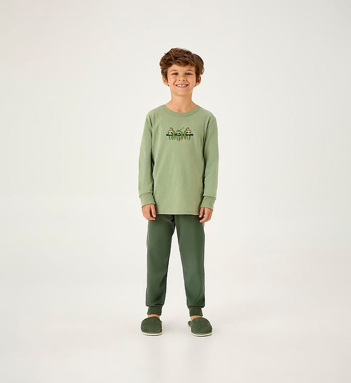 Pijama Verde Infantil Pulla Bulla Menino - 200975-1395