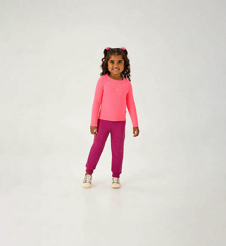 Blusa Pink Primeiros Passos Pulla Bulla Menina - 55213-173