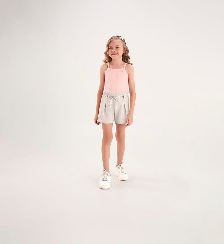 Short Natural Infantil Pulla Bulla Menina - 53809-68