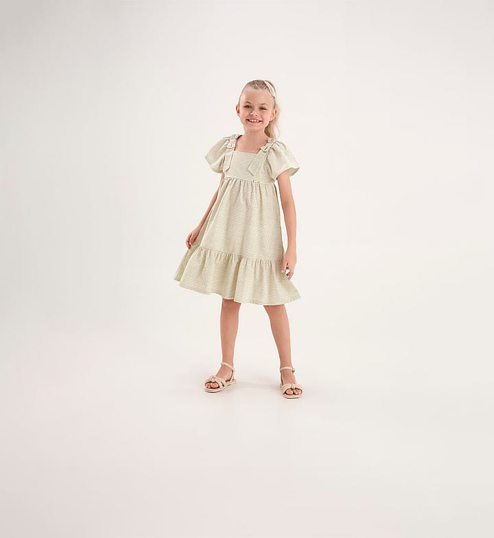 Vestido Marrom Infantil Pulla Bulla Menina - 53816-1391