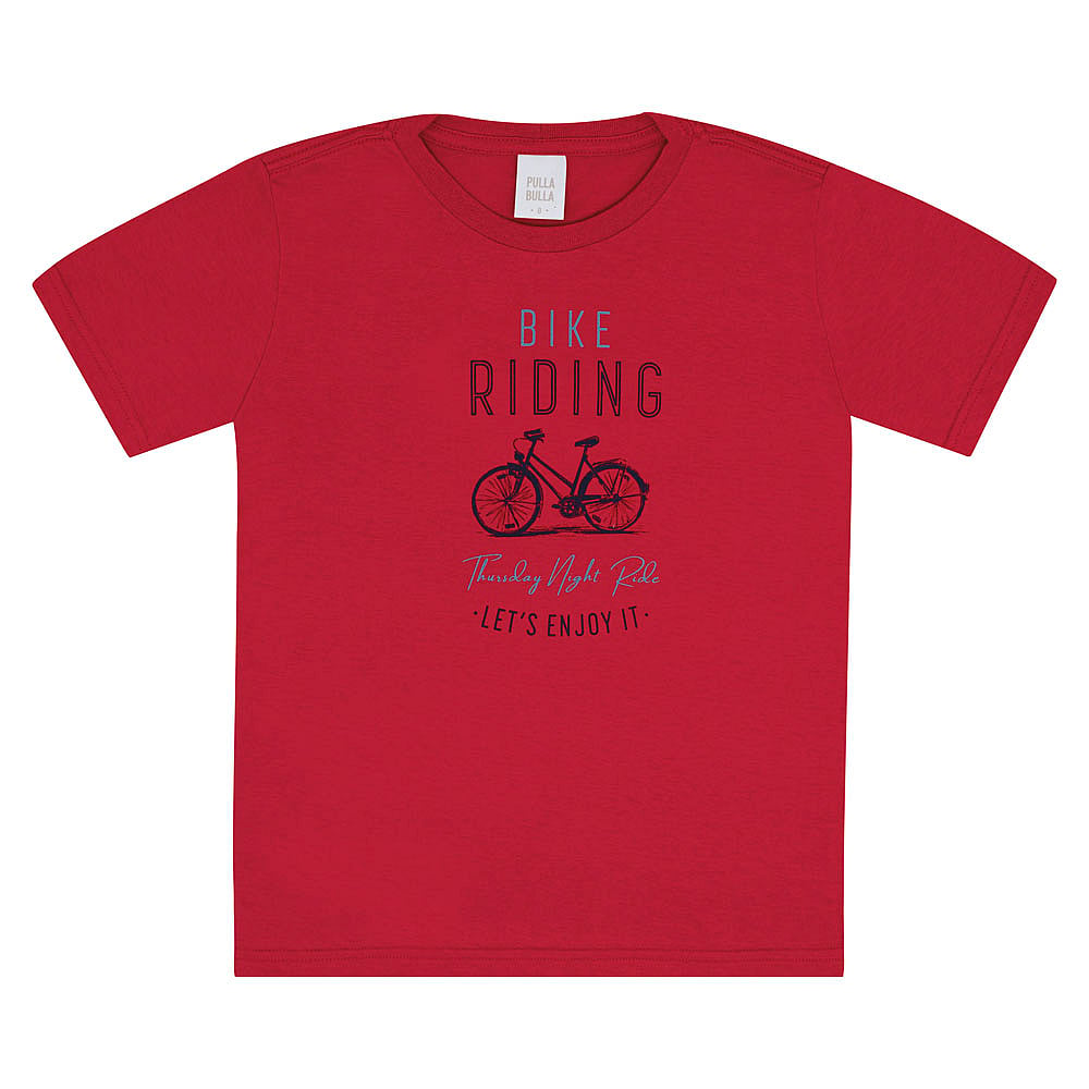 Camiseta Infantil Menino - Vermelho - 52354-65
