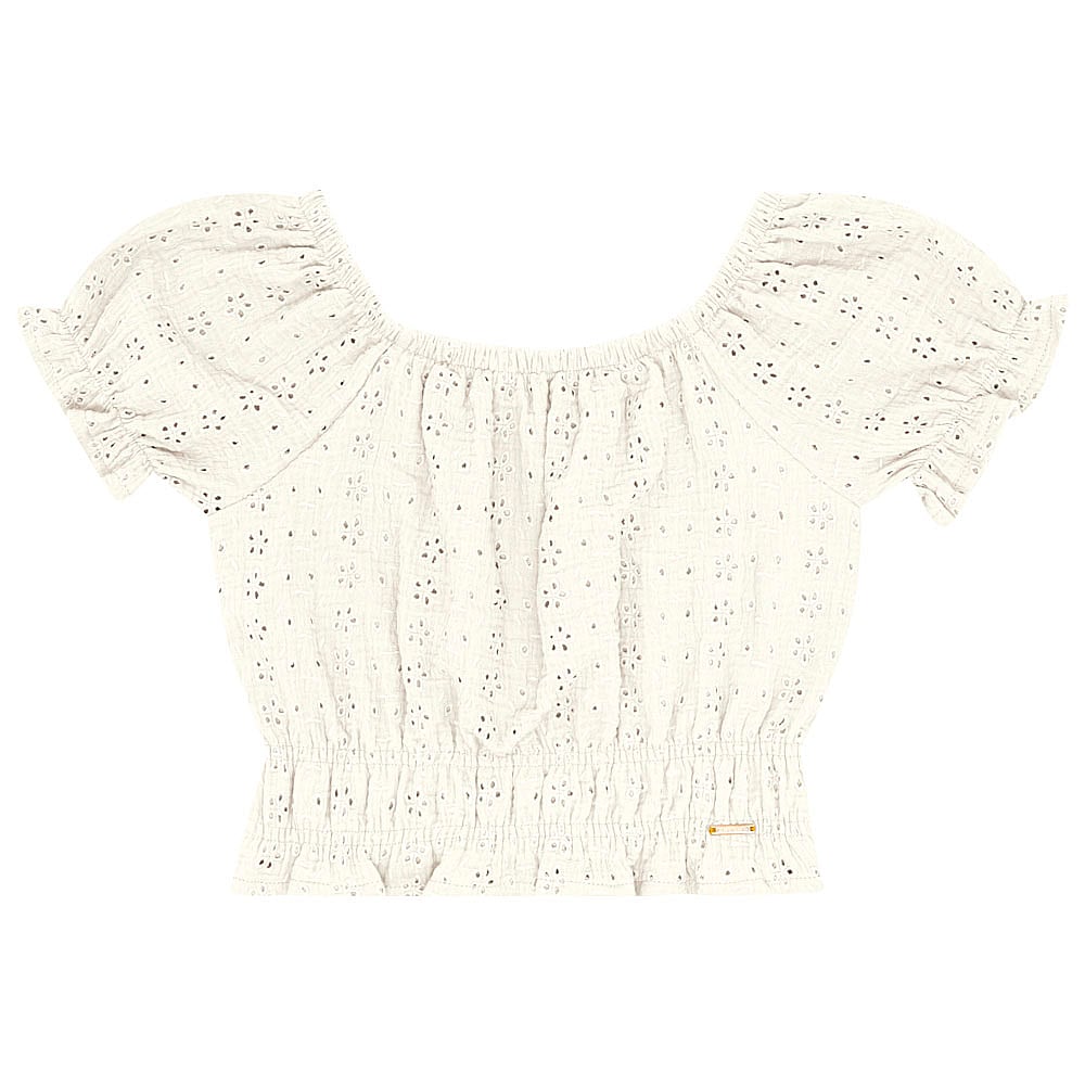 Blusa Juvenil Menina - Bege - 52408-1271