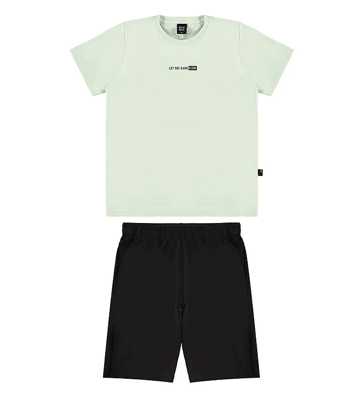 Conjunto Verde Juvenil Pulla Bulla Menino - 55871-1464