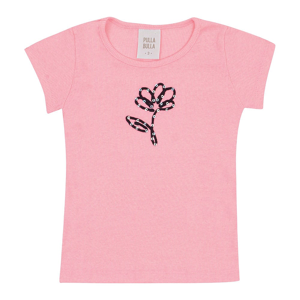 Conjunto Rosa Primeiros Passos Pulla Bulla Menina - 53328-1183