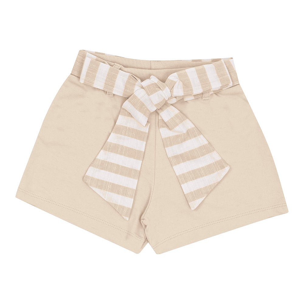 Conjunto Bege Primeiros Passos Pulla Bulla Menina - 53326-1271