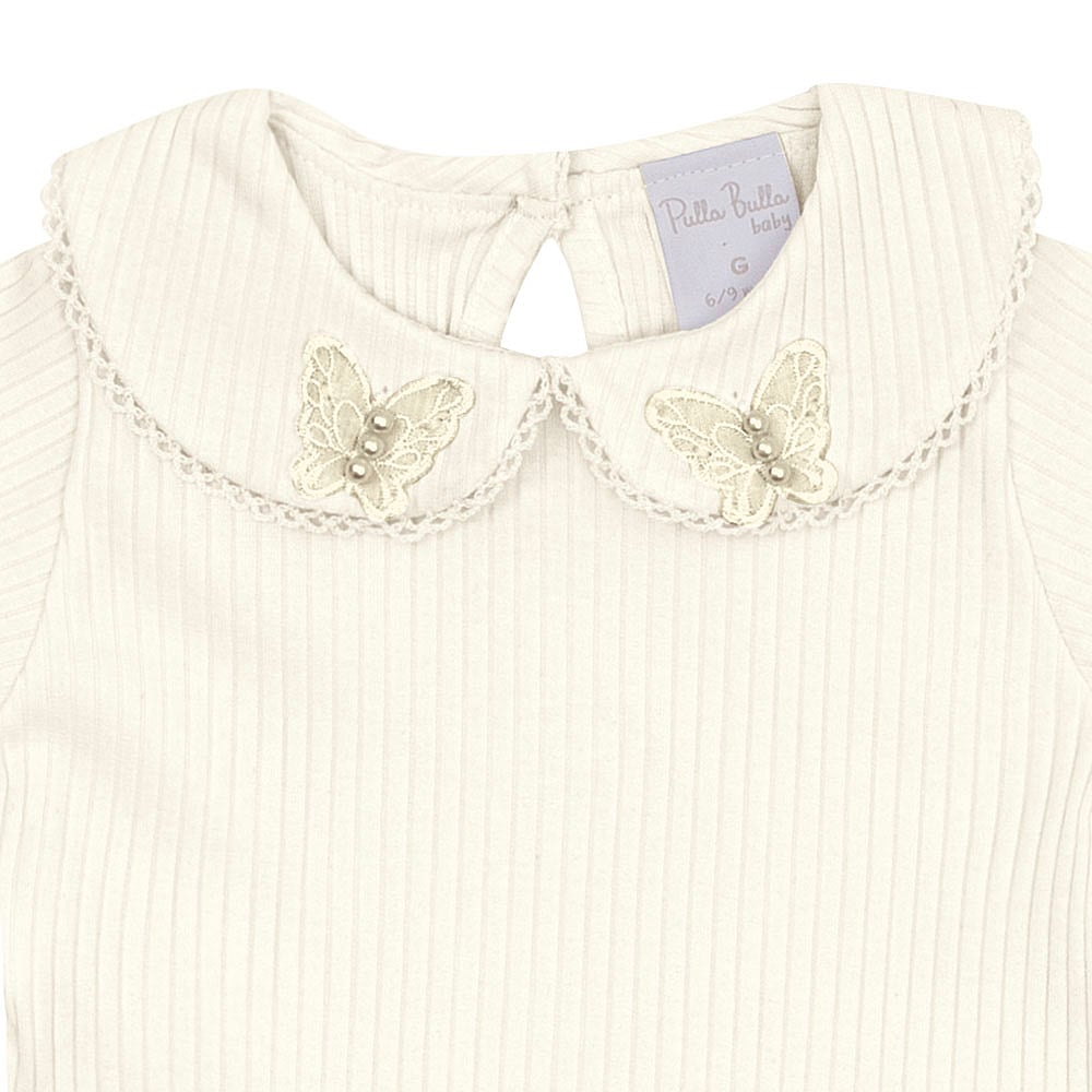 Conjunto Bege Bebê Pulla Bulla Menina - 53221-1271