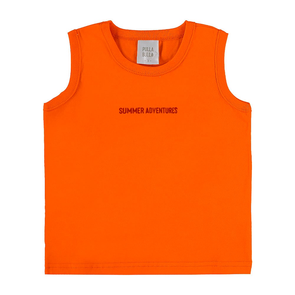 Conjunto Laranja Primeiros Passos Pulla Bulla Menino - 55667-1487