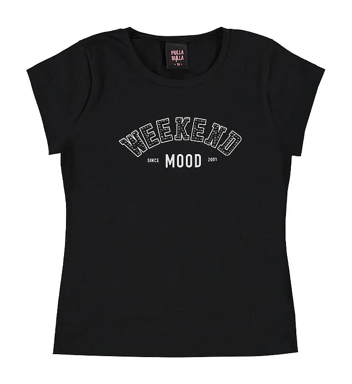 Blusa Preto Juvenil Pulla Bulla Menina - 55806-51