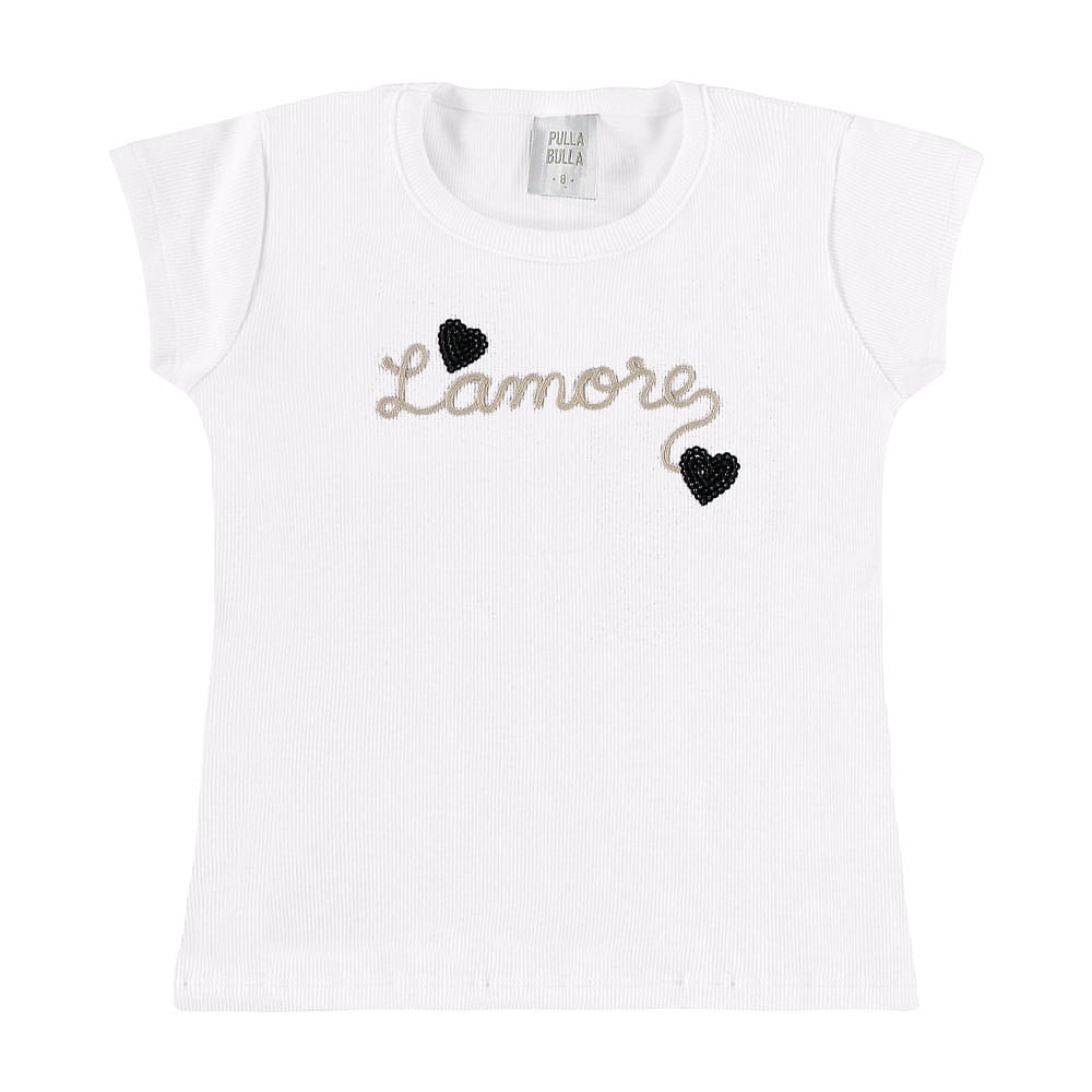 Conjunto Branco Infantil Pulla Bulla Menina - 55738-1411