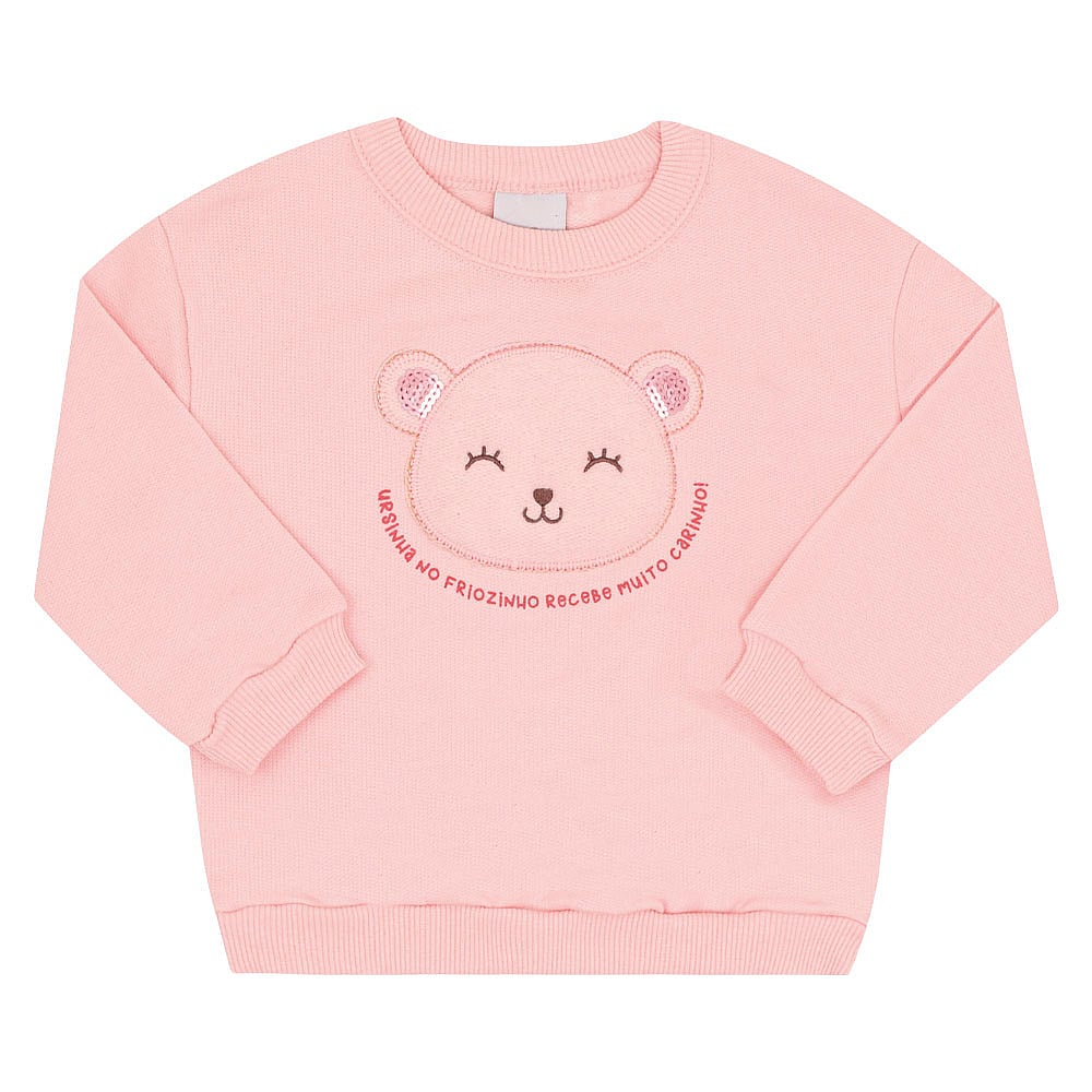 Conjunto Bebe Menina - Rosa - 52626-11