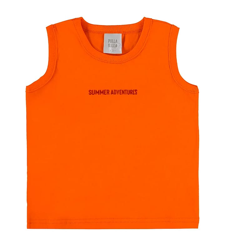 Conjunto Laranja Primeiros Passos Pulla Bulla Menino - 55667-1487