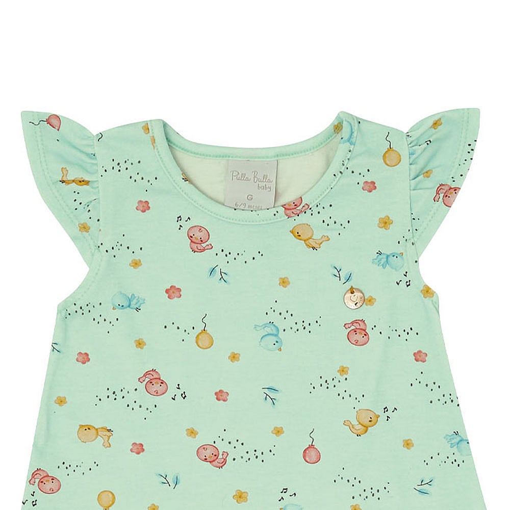 Conjunto Bebê Menina - Verde- 49122-1300