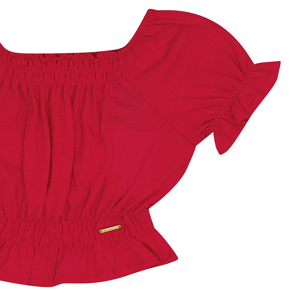 Conjunto Infantil Menina - Vermelho - 52322-65