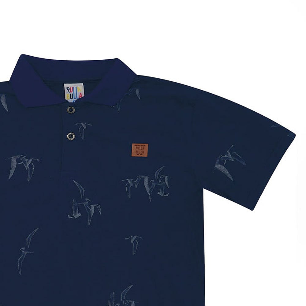Polo Infantil Menino - Marinho - 49359-58