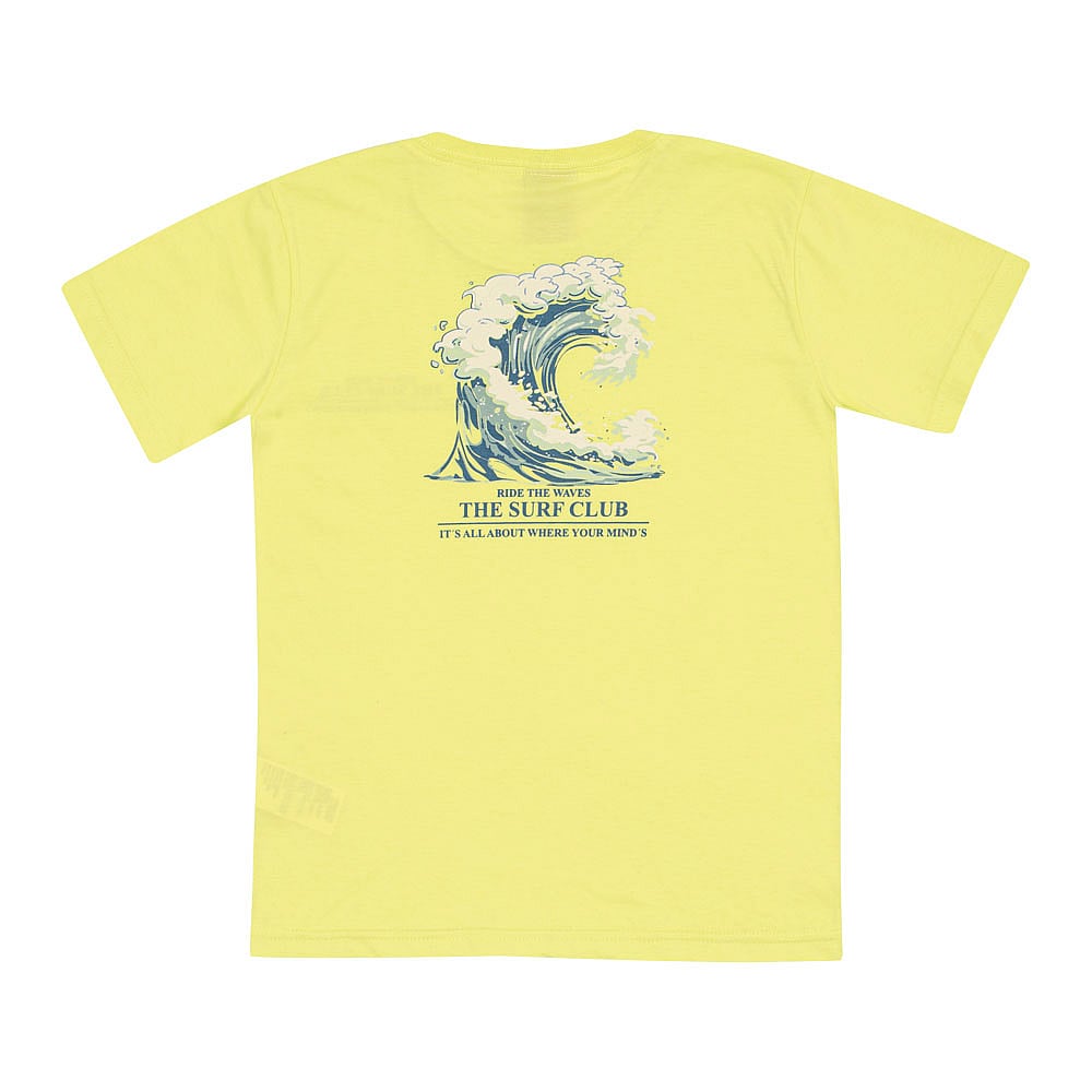 Camiseta Amarelo Infantil Pulla Bulla Menino - 53458-473