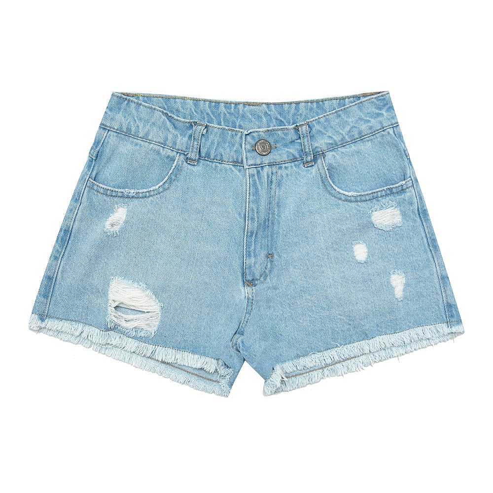 Shorts Juvenil Menina - Jeans- 49411-1114