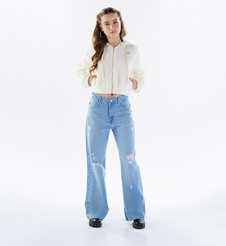 Jaqueta Juvenil Menina - Off White - 50417-1271