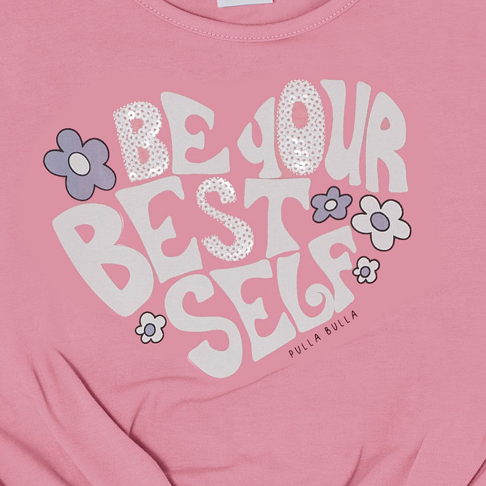 Blusa Infantil Menina - Pink Lumi - 47803-1207