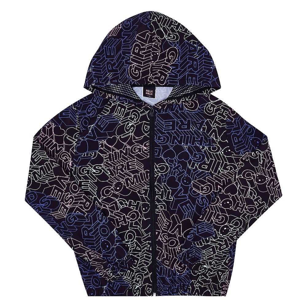 Jaqueta Juvenil Menina - Sublimado Preto - 49816-1158