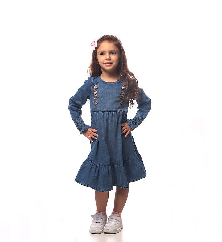 Vestido Infantil Menina - Indigo Escuro - 50322-1113