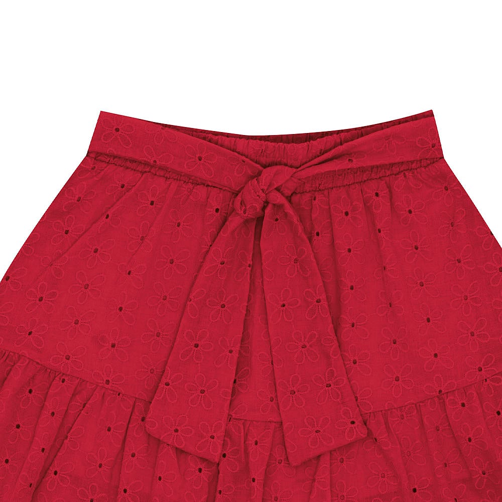 Conjunto Infantil Menina - Vermelho - 52328-65