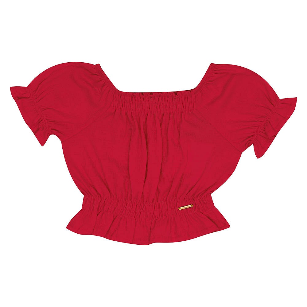 Conjunto Infantil Menina - Vermelho - 52322-65