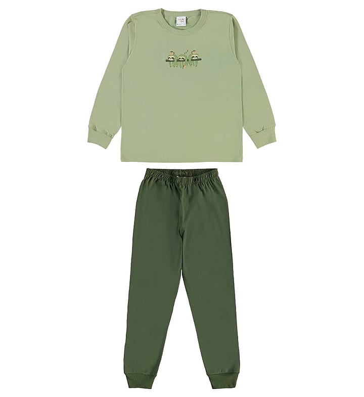 Pijama Verde Infantil Pulla Bulla Menino - 200975-1395