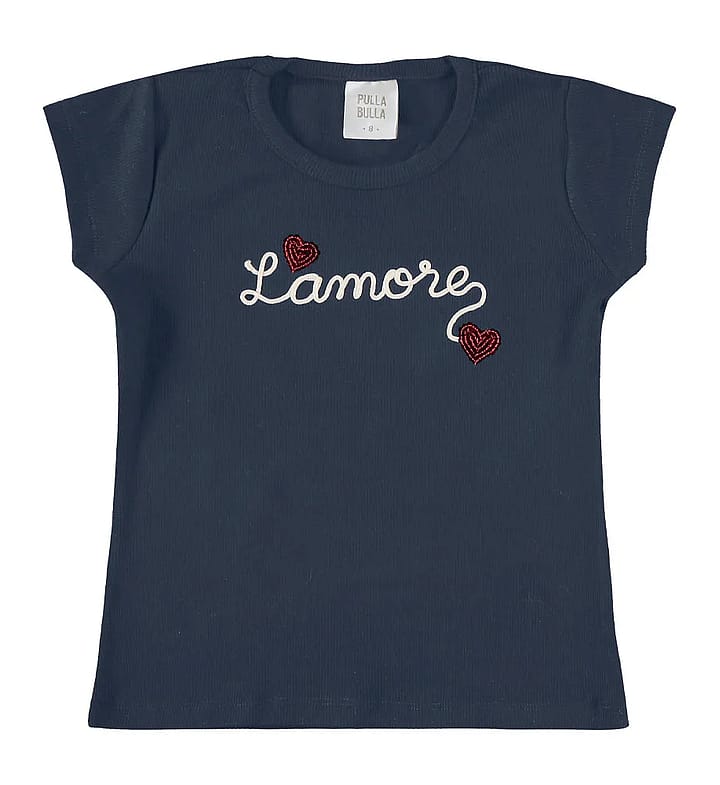 Conjunto Marinho Infantil Pulla Bulla Menina - 55738-1438