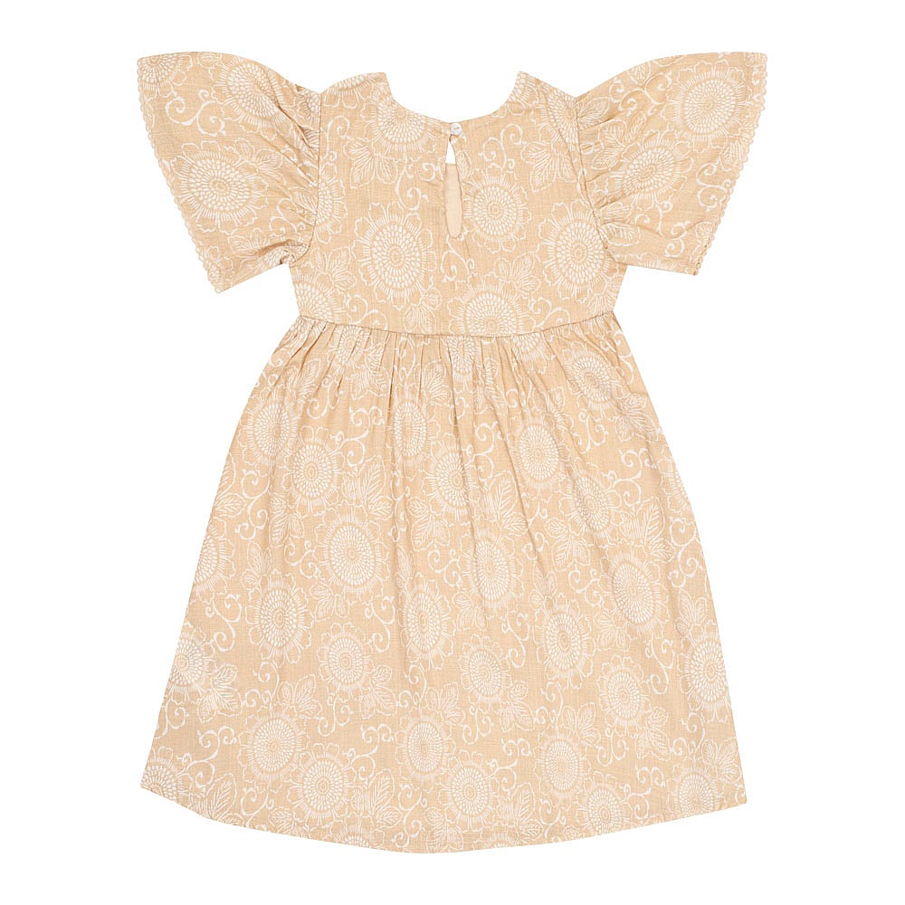 Vestido Marrom Primeiros Passos Pulla Bulla Menina - 53316-1361