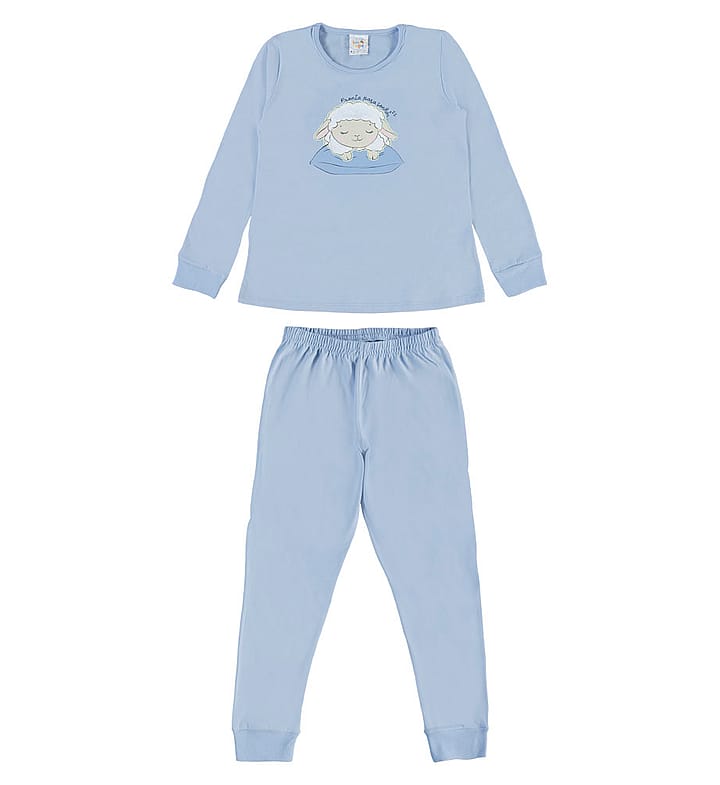 Pijama Azul Primeiros Passos Pulla Bulla Menina - 200913-904